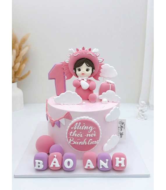 Bánh kem thôi nôi tại Kim Yến mẫu bánh hồng