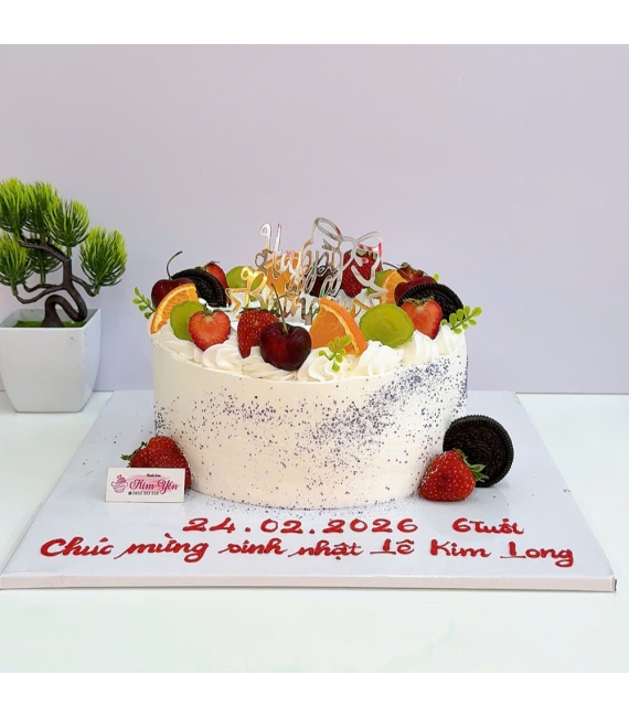 Bánh kem trái cây tặng sinh nhật bạn thân