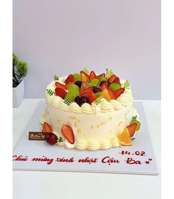 Bánh kem trái cây tặng sinh nhật cậu 