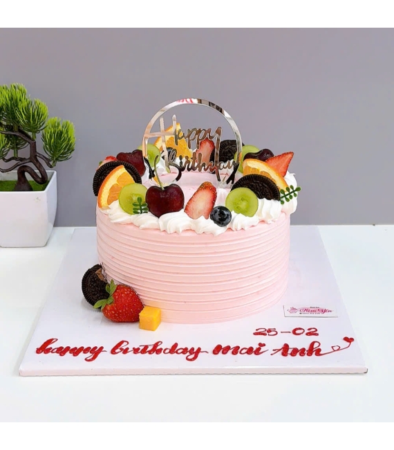 Bánh kem trái cây tặng 8/3 cho nữ