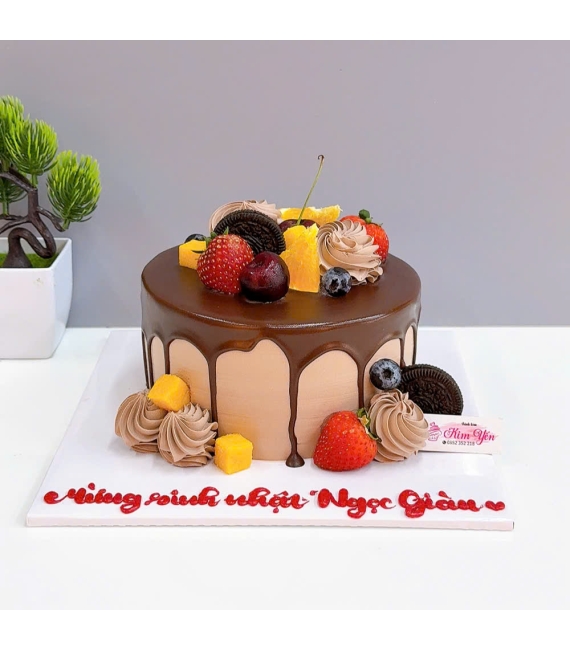 Bánh kem trái cây tặng 8/3 cho cô giáo