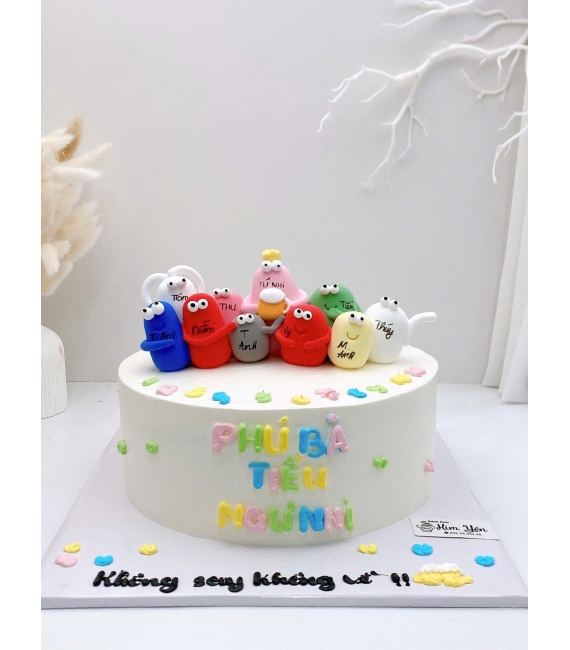 Bánh kem style Hàn Quốc tặng bạn thân nhây siêu bựa