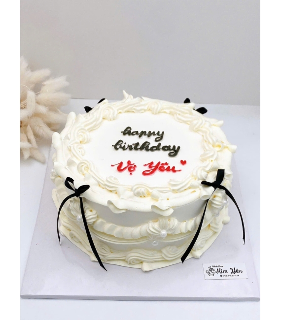 Bánh kem style Hàn Quốc tặng vợ yêu hot 2026