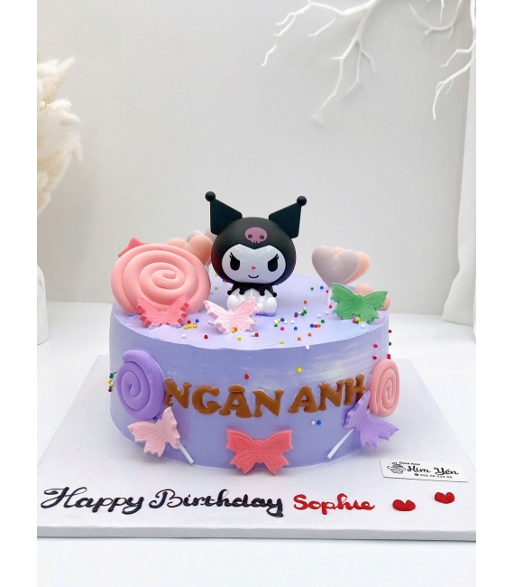  Bánh kem Kô rô mi dành cho bé gái 4 tuổi