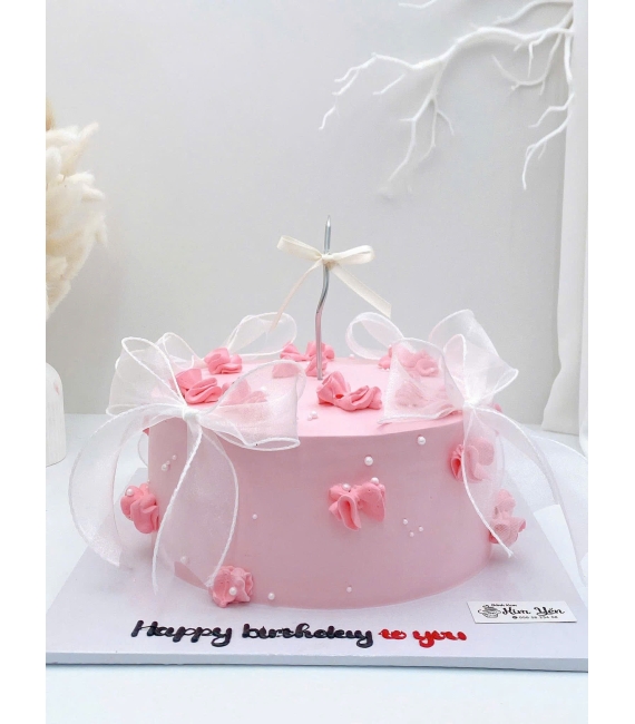 Bánh kem tặng nữ hot 2026 tone hồng xinh sắn 