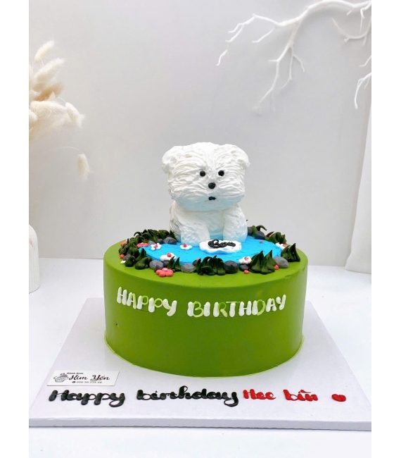 Bánh kem style Hàn Quốc mẫu đẹp hot 2026 vẻ gấu dễ thương