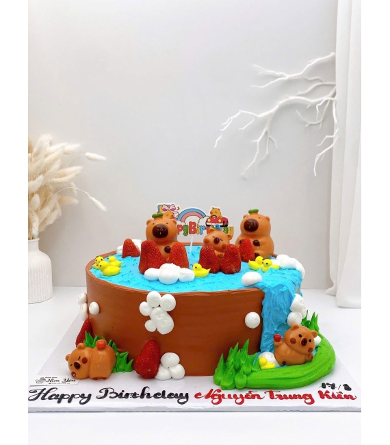 Mẫu bánh kem tạo hình siêu đáng yêu dành cho bé trai 8 tuổi 