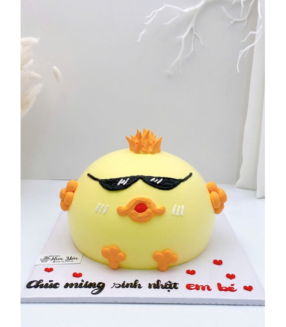 Bánh kem style Hàn Quốc tạo hình con vịt 