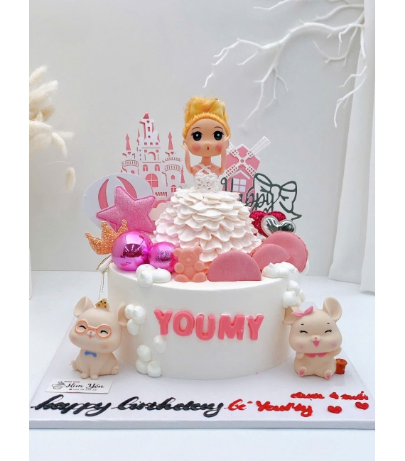  Bánh kem dành cho bé gái váy xòe hot 2026