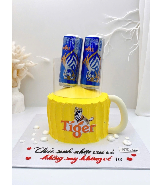 Mẫu bánh kem tạo hình ly tiger hot 2026