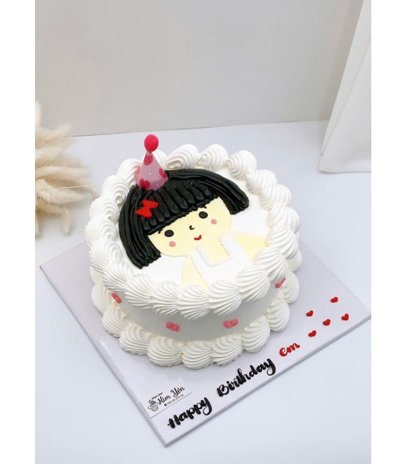 Bánh kem style Hàn Quốc vẻ hình em yêu hot 2026