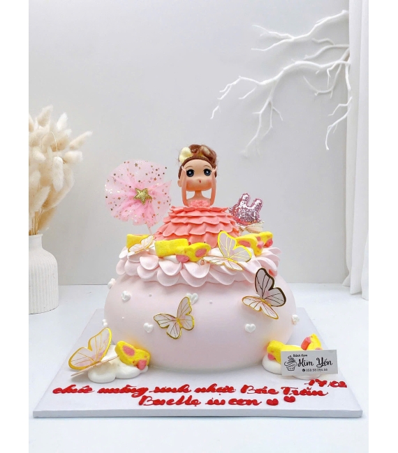  Bánh kem dành cho bé gái túi hồng hot 2026