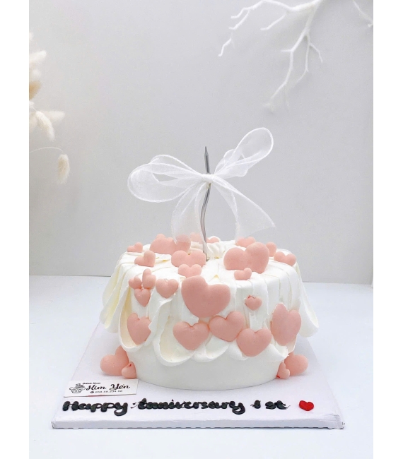 Bánh kem dành cho nữ mẫu bánh trái tim hot tred 