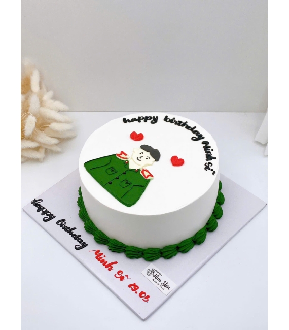 Mẫu bánh kem chú công an hot 2026