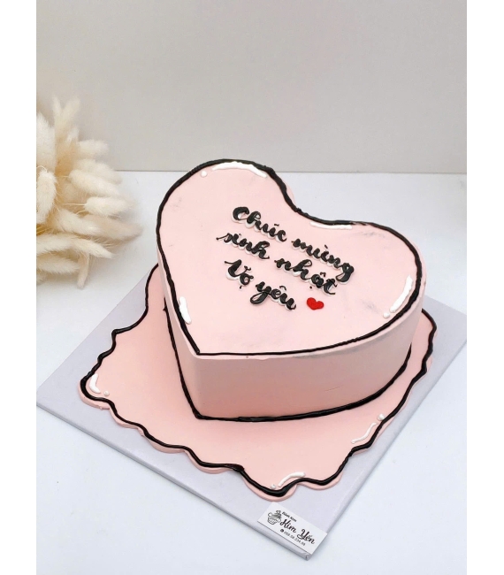 Tổng Hợp Bánh kem style Hàn Quốc mẫu dễ thương trái tim