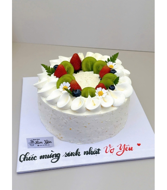 Tổng hợp mẫu bánh kem trái cây đẹp 2026 tặng vợ yêu 