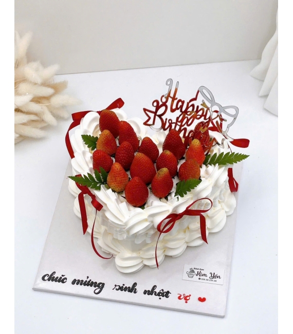 Tổng hợp mẫu bánh kem trái cây đẹp 2026 dâu tây