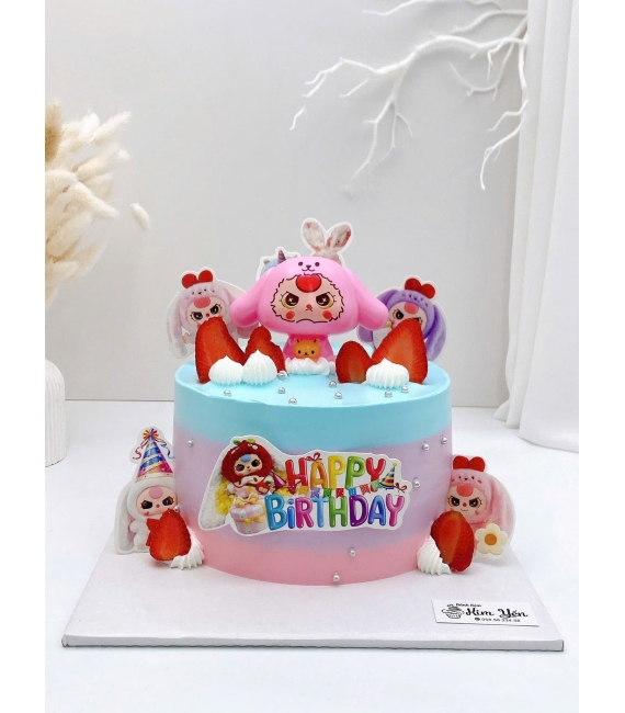  Bánh kem dành cho bé gái labubu