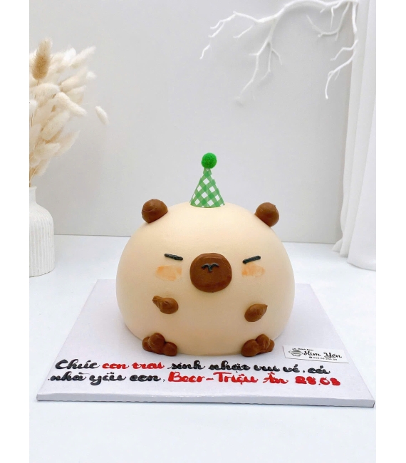  Bánh kem dành cho bé gái capybara