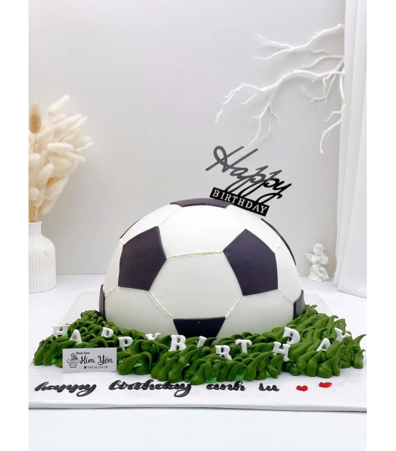 Tổng hợp mẫu bánh kem vẽ quả bóng đá banh