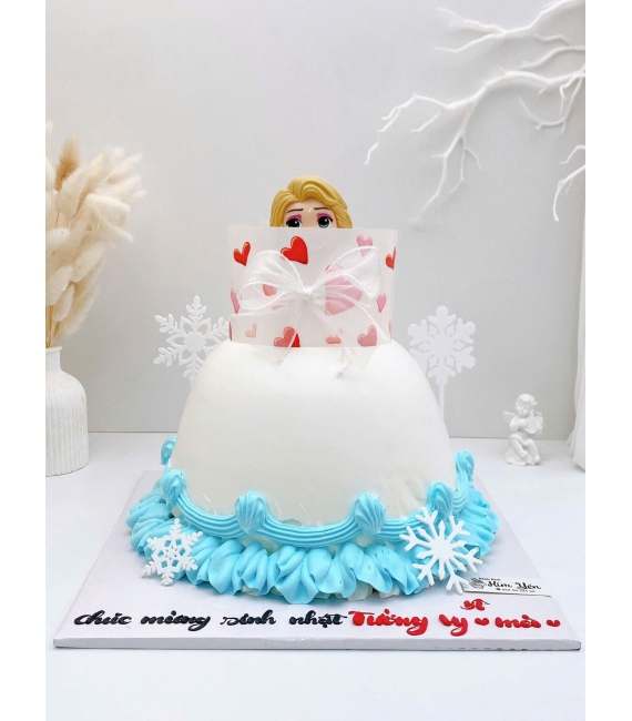 Bánh kem dành cho nữ mẫu bánh váy chảy 