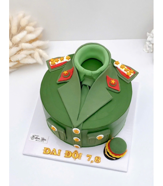 Tổng hợp mẫu bánh kem tạo dành cho công an