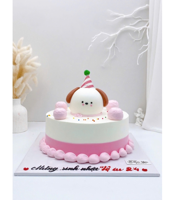 Tổng Hợp Bánh kem style Hàn Quốc tạo gấu xinh tone hồng 