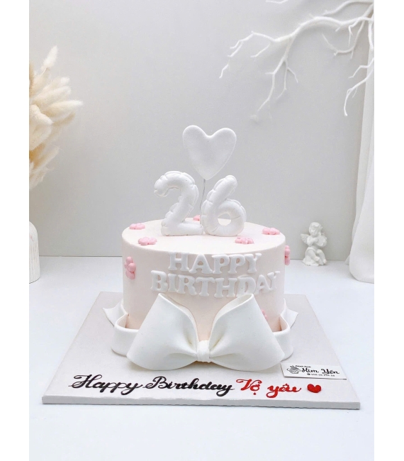 Bánh kem dành cho nữ mẫu mừng nữ 26 tuổi
