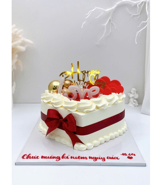 Bánh kem dành cho nữ kỉ niệm ngày cưới 