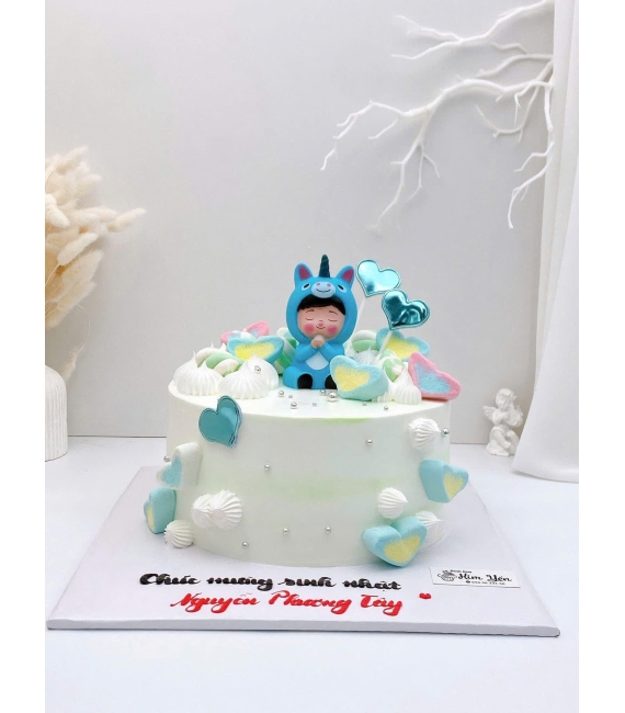 Bánh kem dành cho bé trai hot đẹp mix phụ kiện theo yêu cầu 