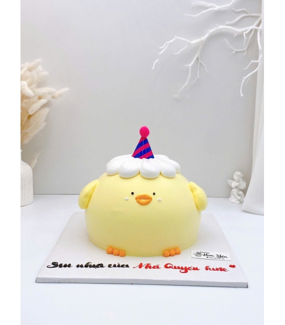 Mẫu bánh kem siêu đáng yêu dành cho bé gái tạo gà con 