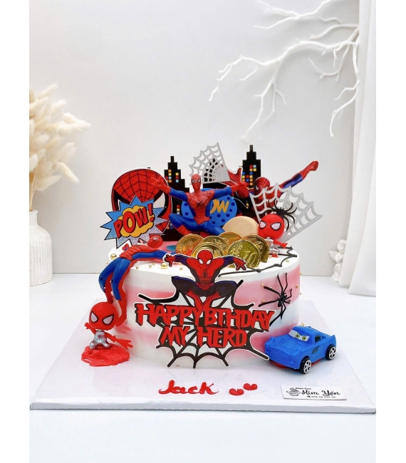 Bánh kem dành cho bé trai hình siêu nhân làm theo yêu cầu