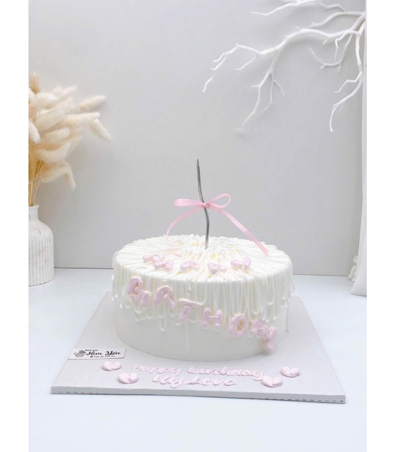 Bánh kem tặng nữ tone hồng tại Kim Yến 