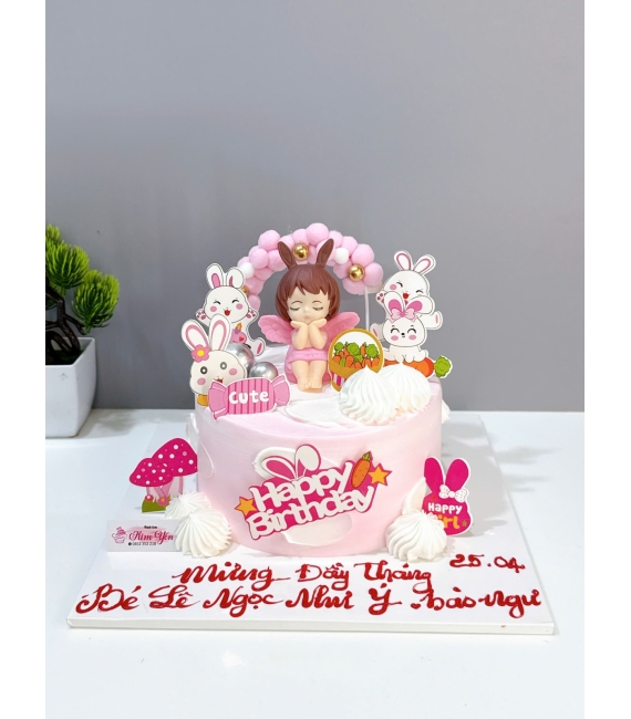 Bánh kem công chúa lên 6 tuổi 