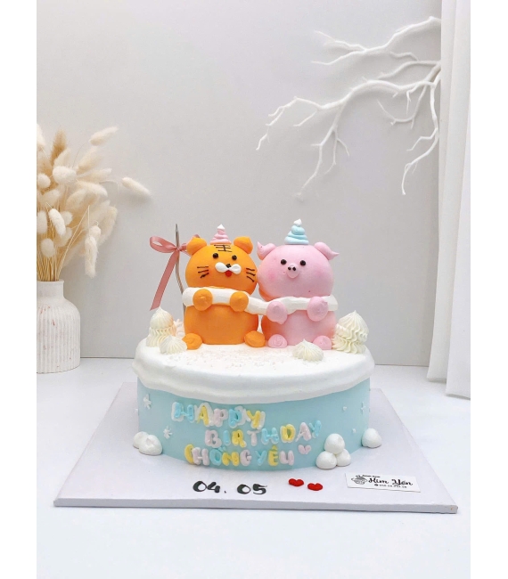 Bánh Kem Hàn Quốc dành cho cặp đôi yêu nhau 