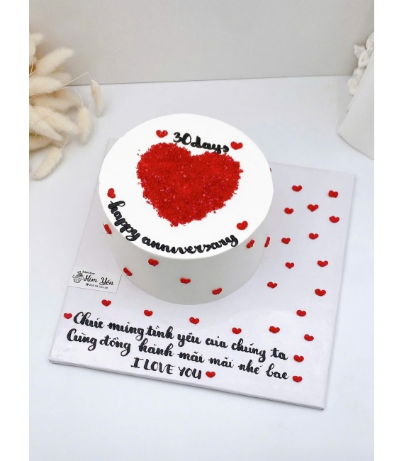 Bánh kem chúc mừng kỉ niệm yêu nhau 