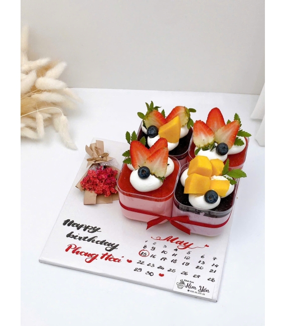 Mẫu bánh cúp 4 ly 