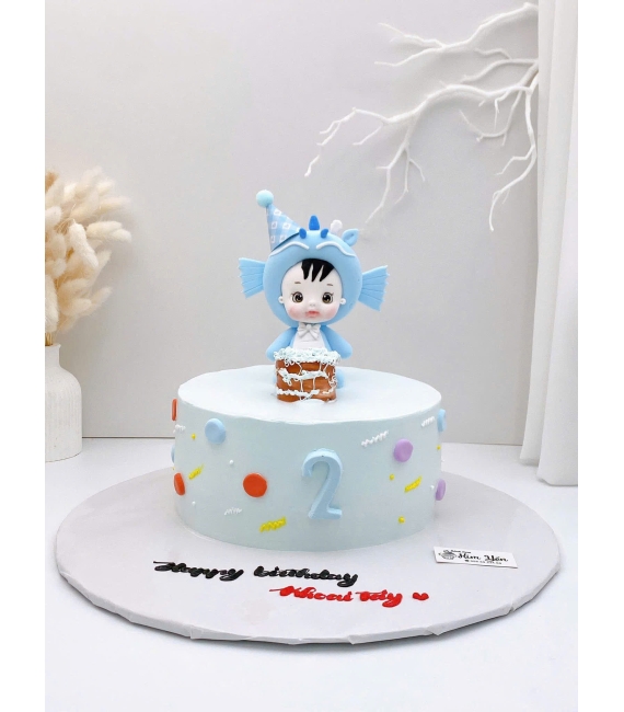 Bánh Kem Hàn Quốc dành cho bé trai 2 tuổi 