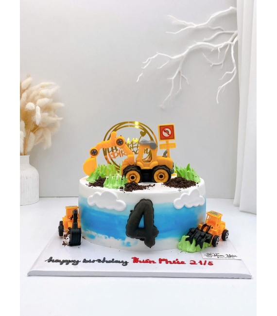 Bánh kem tặng dành cho bé trai lên 4 tuổi 