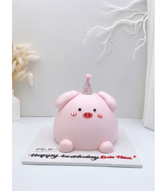 Bánh Kem Hàn Quốc tạo hình heo đáng yêu 