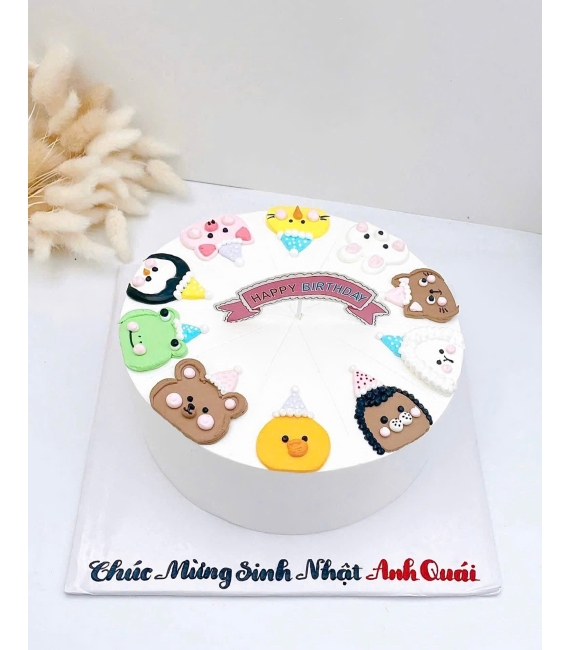 Bánh Kem Hàn Quốc vẻ hình chibi tặng bạn thân 