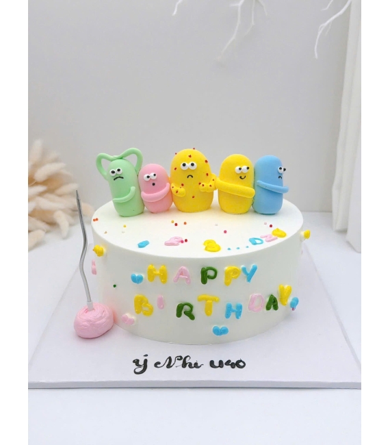 Bánh Kem Hàn Quốc tạo hình hot trend nhây bựa hiện nay 