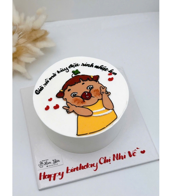 Bánh Kem Hàn Quốc vẻ hình chibi siêu đáng yêu 