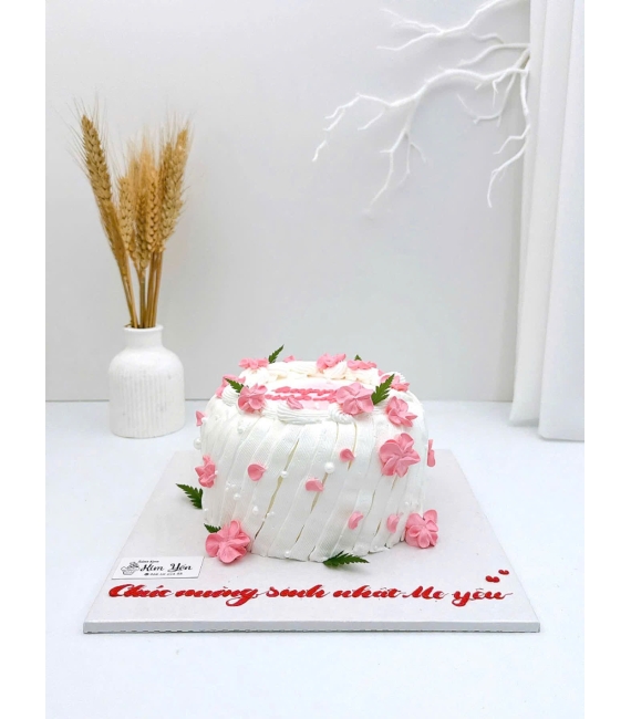 Bánh kem mix hoa xin tặng mẹ yêu 