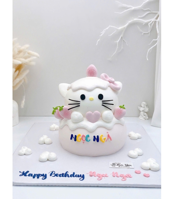Bánh kem tạo hình hello kitty