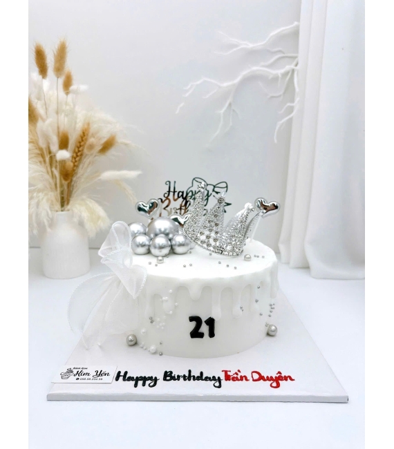 Bánh kem sinh nhật mừng lên 21 tuổi 