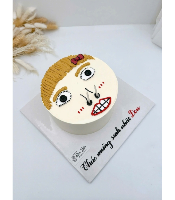 Bánh Kem Hàn Quốc vẻ hình chibi nhây bựa vui 