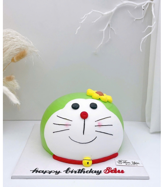 Bánh Kem Hàn Quốc tạo hình đô rê mon 