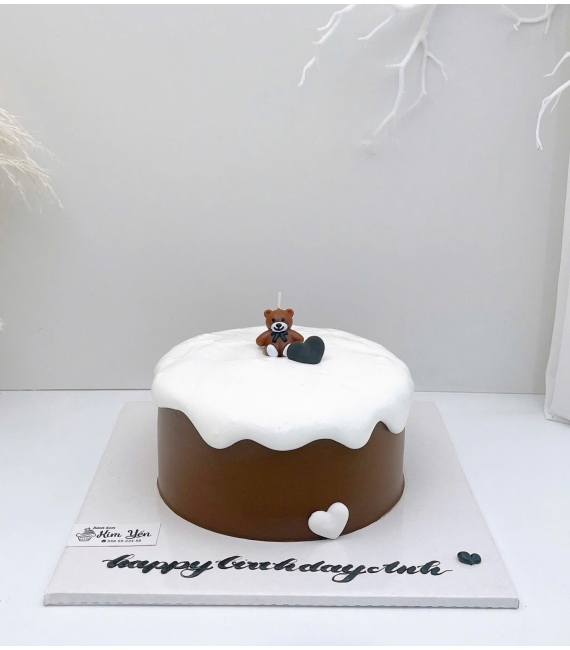 Bánh Kem Hàn Quốc nâu tặng anh yêu 