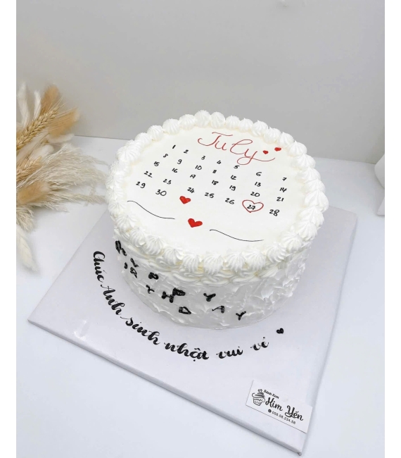 Bánh Kem Hàn Quốc viết ngày kỉ niệm hot năm nay 